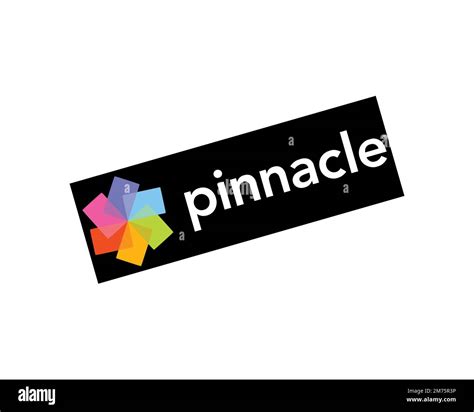 Pinnacle Systems Rotated Logo White Background Stock Photo Alamy