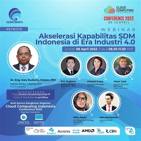 Akselerasi Kapabilitas SDM Indonesia Di Era Industri 4 0 Cloud