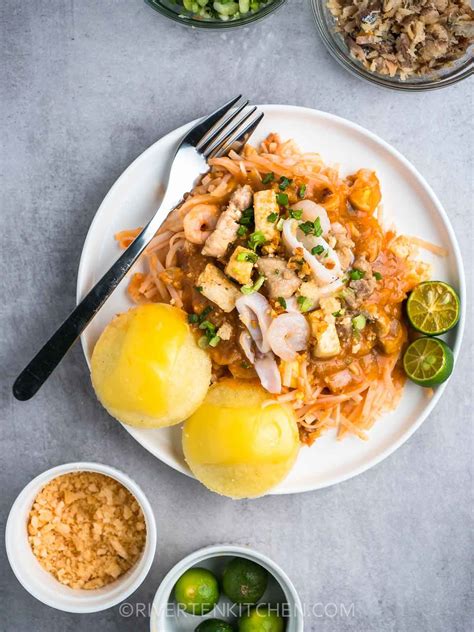 Pancit Palabok Recipe Easy Riverten Kitchen