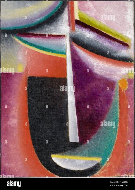 Alexej Von Jawlensky Abstract Head Mysterium 1925 Stock Photo Alamy