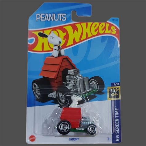 Snoopy Peanuts Hw Screen Time Hot Wheels Shopee Brasil