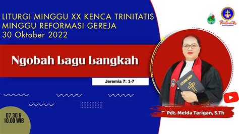 LITURGI MINGGU XX KENCA TRINITATIS MINGGU REFORMASI GEREJA 30