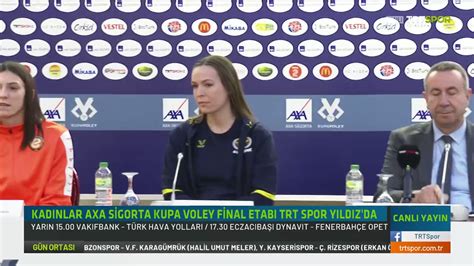 Trt Spor Y Ld Z On Twitter Axa Sigorta Kupa Voley De Final Etab