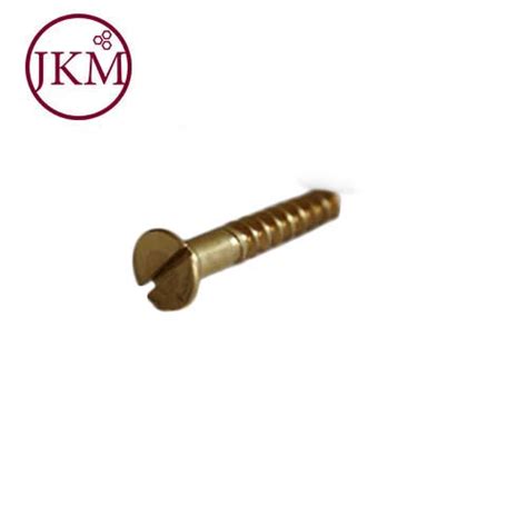 No X Csk Slot Solid Brass Woodscrew Jkm Industrial Supplies