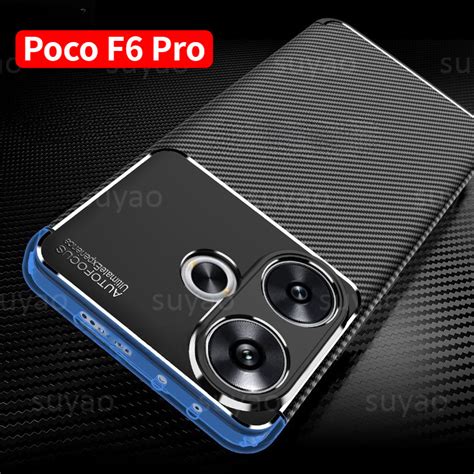 For Xiaomi Poco F6 F 6 Pro F6pro 5g 2024 Phone Case Soft Silicone Lens