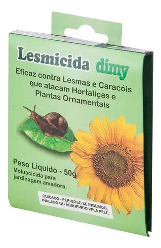 Lesmicida Dimy Contra Lesmas Caramujos Horta E Jardim G Frete Gr Tis