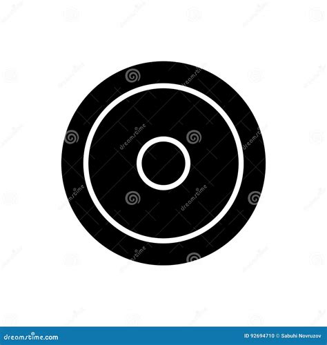 Loudspeaker Icon White Background With Black Vector Illustration