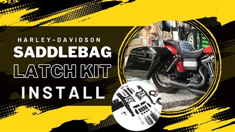 Installing A Saddlebag Latch Kit On Your Harley Davidson Step By Step Guide Youtube