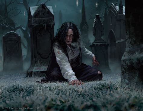 Graveyard Trespasser Mtg Art From Innistrad Midnight Hunt Set By Chris