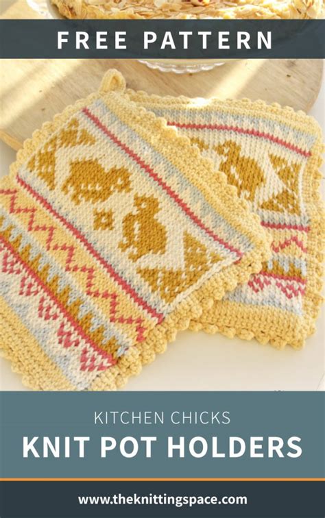 Kitchen Chicks Knit Pot Holders Free Knitting Pattern