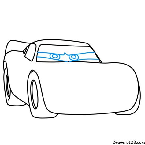 Lightning Mcqueen Drawing Tutorial How To Draw Lightning, 51% OFF