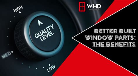Better Built Window Parts Enhancing The Efficiency And Durability Of
