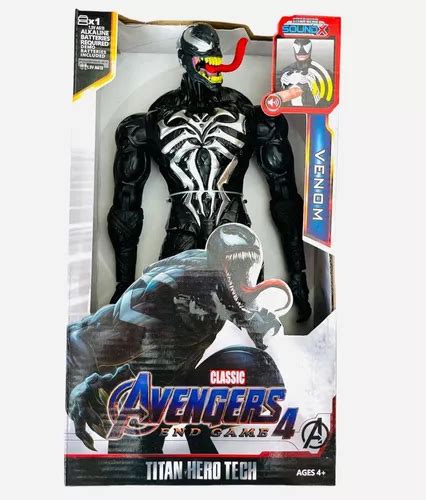 Boneco Venom Grande Articulado Luz E Som Lindo MercadoLivre