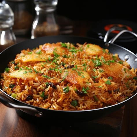 Premium Photo Hyderabadi Biryani Fragrant Rice Cooked With Meat