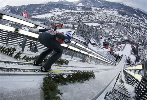 Saut A Ski Tourn E Des Quatre Templins Direction Garmisch Partenkirchen