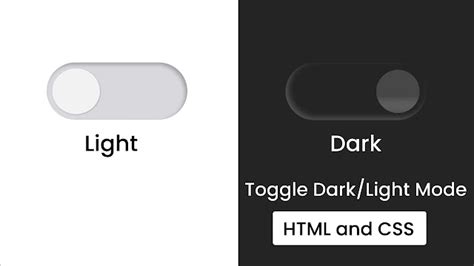 Create Toggle Dark Light Mode In Html Css