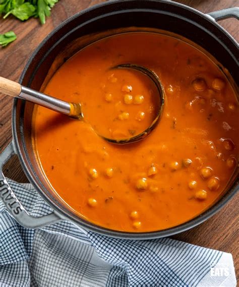 Easy Chickpea And Tomato Soup Punchfork