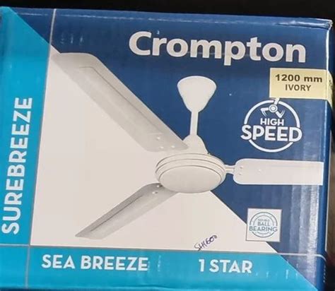 3 Blades 1200 Mm Ivory Crompton Ceiling Fan At 1700 Piece In