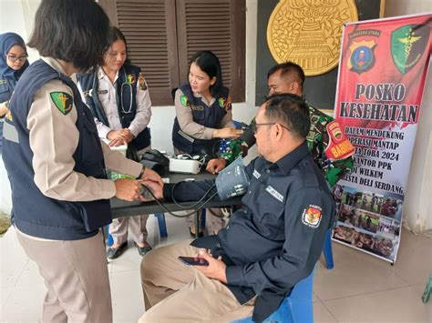 Tim Kesehatan Polda Sumut Siaga Dan Gerak Cepat Beri Pelayan Kepada