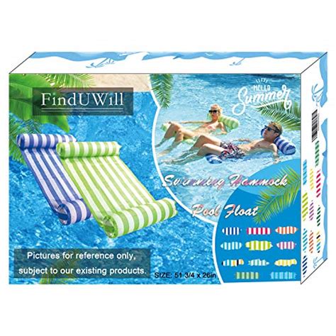 Finduwill Pack Premium Swimming Pool Float Hammock Multi Purpose