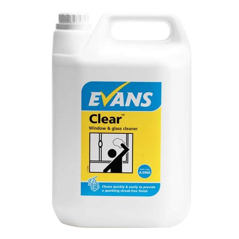 Evans Clear Glass Cleaner Refill 7246 Newhall Janitorial