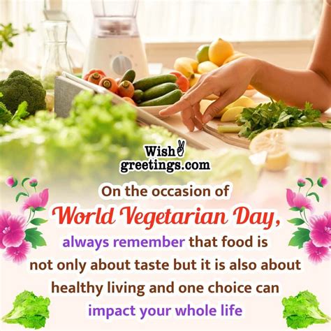 World Vegetarian Day Messages Quotes Wish Greetings