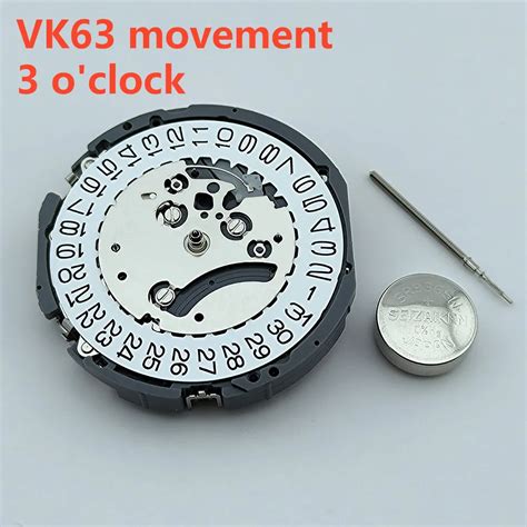 Vk A Quartz Watch Movement Date At O Clock Chronograph Watch