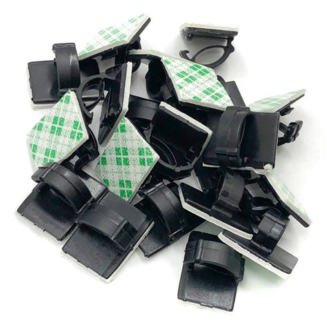 20pcs Self Adhesive Cable Clips Set Amtech