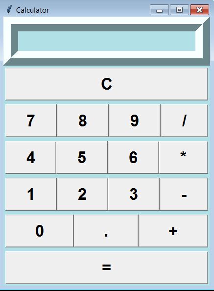 Gui Calculator In Python