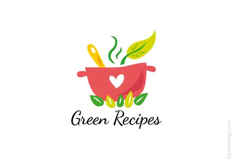 Green Recipes Logo | Great Logos For Sale