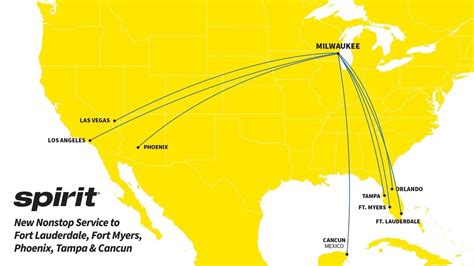 Spirit Airlines Grows Milwaukee Routes As It Inaugurates Services ...