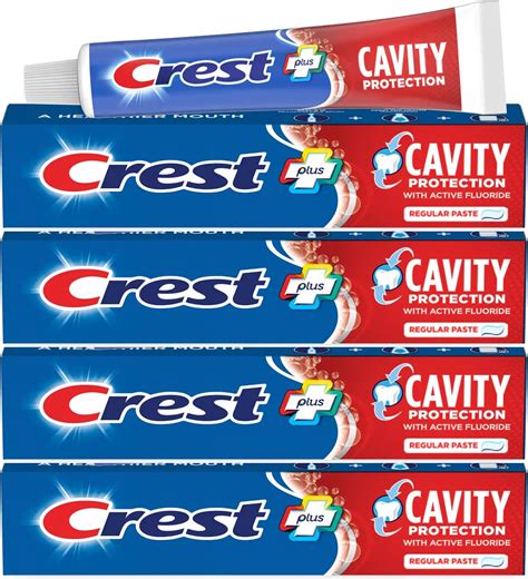 Amazon.com : Crest Fluoride Anticavity Toothpaste, Prevents Cavities