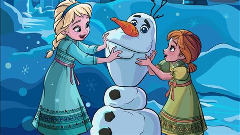 Happy Colour Colour By Number Disney Frozen ️☃️ Anna And Elsa