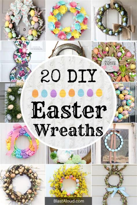 20 Diy Easter Wreaths Perfect For Spring And Easter