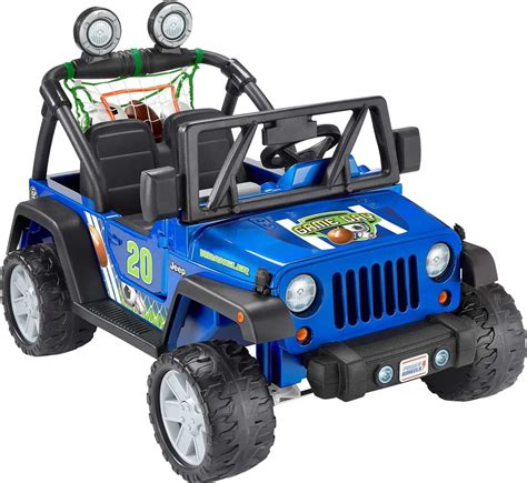 Power Wheels Ride On Toy Gameday Jeep Wrangler Battery Powered Vehicle