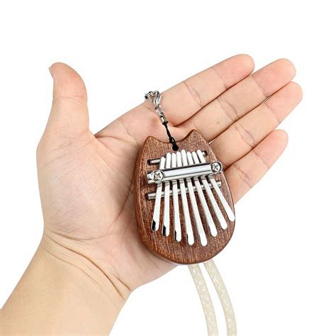 Mini Kalimba De Madera Piano De Pulgar 8 Tonos Gec Grandado