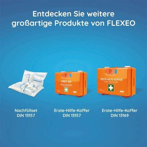 DIN 13169 Erste Hilfe Koffer Nachfüllset FLEXEO