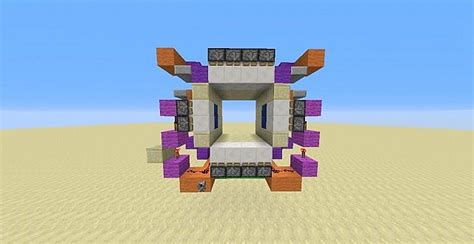 4x4 Piston Door - DextroBuilds Minecraft Map