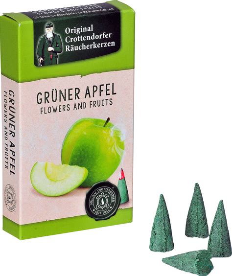 Crottendorfer R Ucherkerzen Flowers And Fruits Gr Ner Apfel Von