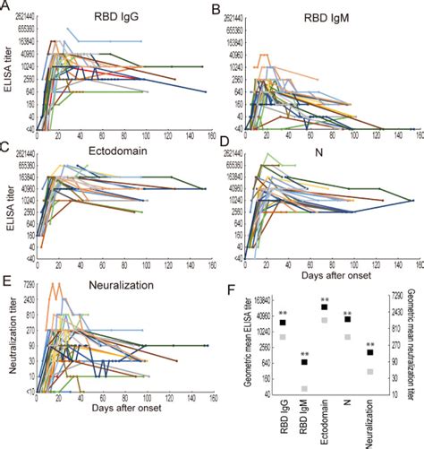 Antibody Titers Against SARS CoV 2 Decline But Do Not Disappear For