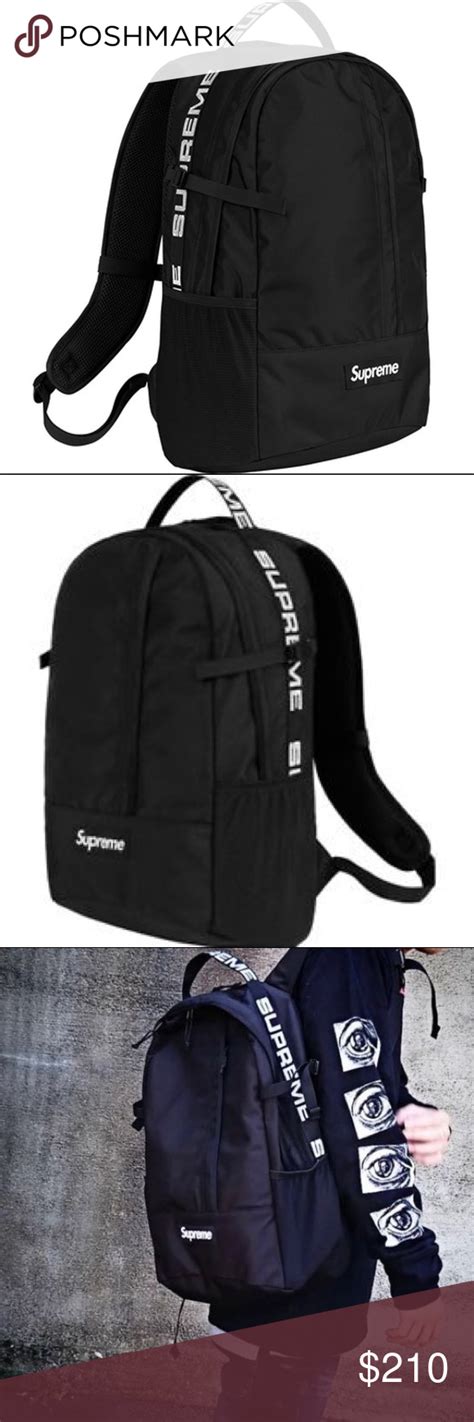 Akedss Ss18 Supreme Backpack Black Semashow