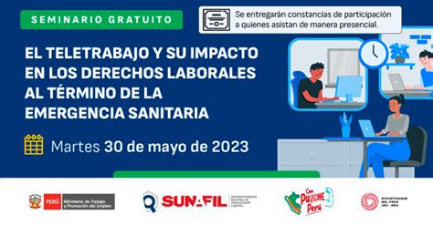 Seminario Gratuito El Teletrabajo Y Su Impacto En Los Derechos