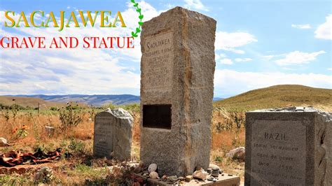 Sacajawea Grave And Statue Fort Washakie Wyoming Youtube