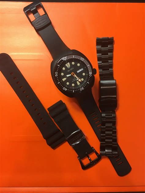 Seiko Prospex Black Series Ninja Turtle Srpc Limited Edition W