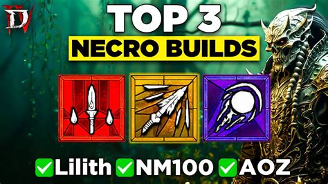 Perfect Necros For Every Challenge Best Necro Build Guides Diablo 4 Season 2 Youtube