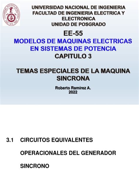 3 Capitulo 3 Maquinas Electricas Pdf Generador Eléctrico Inductor