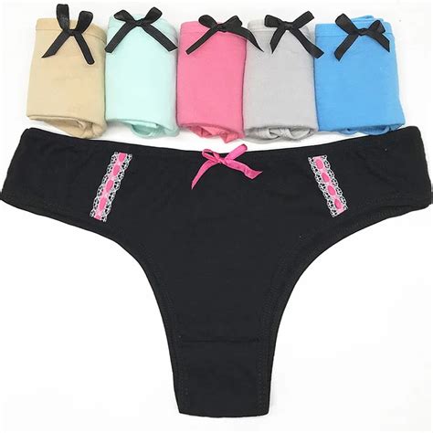 Wtempo 6 Pcslot Sexy Lingerie Women Underwear 100 Cotton Everyday Sexy Ladies Girls Panties