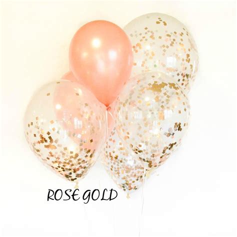 Gold Confetti Balloons Gold Confetti Clear Balloons Gold