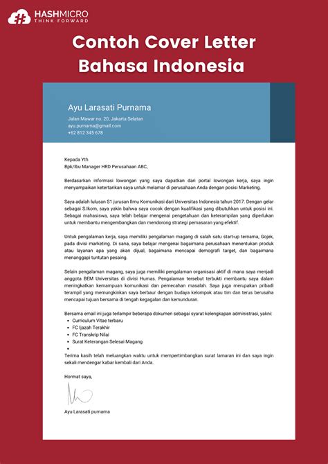 Cara Menulis Cover Letter Begini Cara Menulis Motivation Letter Yang