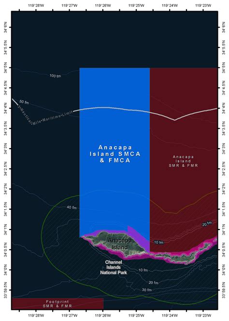 Anacapa Island State Marine Reserve / Federal Marine Reserve / State Marine Conservation Area ...